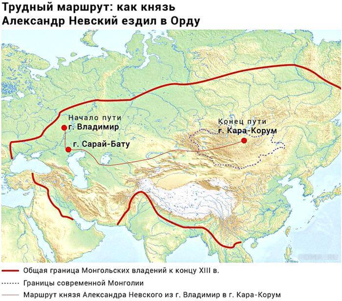 Как складывались взаимоотношения александра с ордой возил дары в орду княжил по ярлыка великого хана