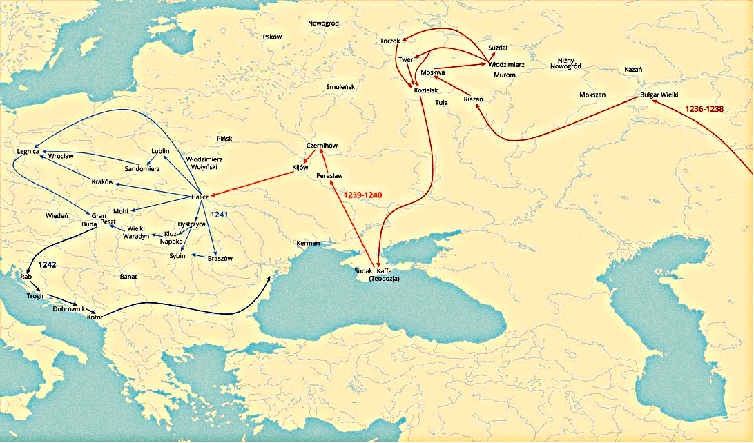 Монгольский поход в европу. Поход на Киев 1240. Походы Монголии в Цзынь.