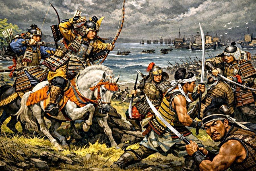 Монгольские вторжения в Японию 1274 и 1281: причины, битвы и божественный ветер Камикадзе