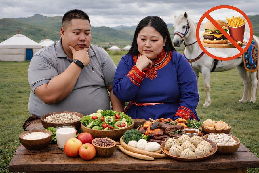 Рацион здорового кочевника: почему мы стали самыми полными в Азии и как это исправить