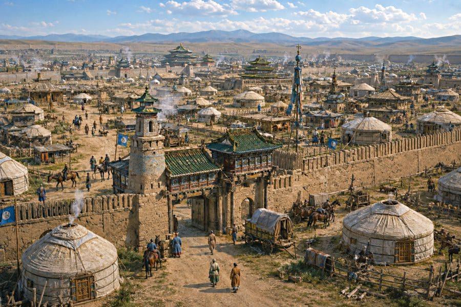 Каракорум — Нью-Йорк XIII века