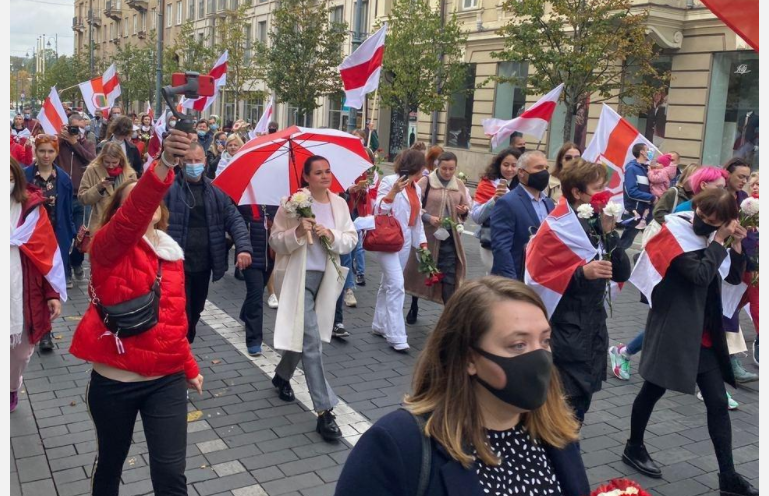 В Беларуси не прекращаются массовые женские протесты