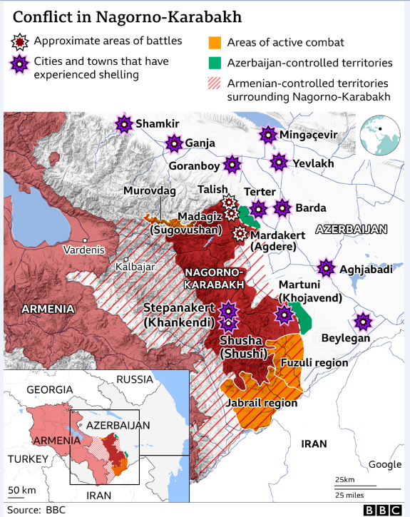 Война в Карабахе: оценка обстановки, тактики и потерь сторон