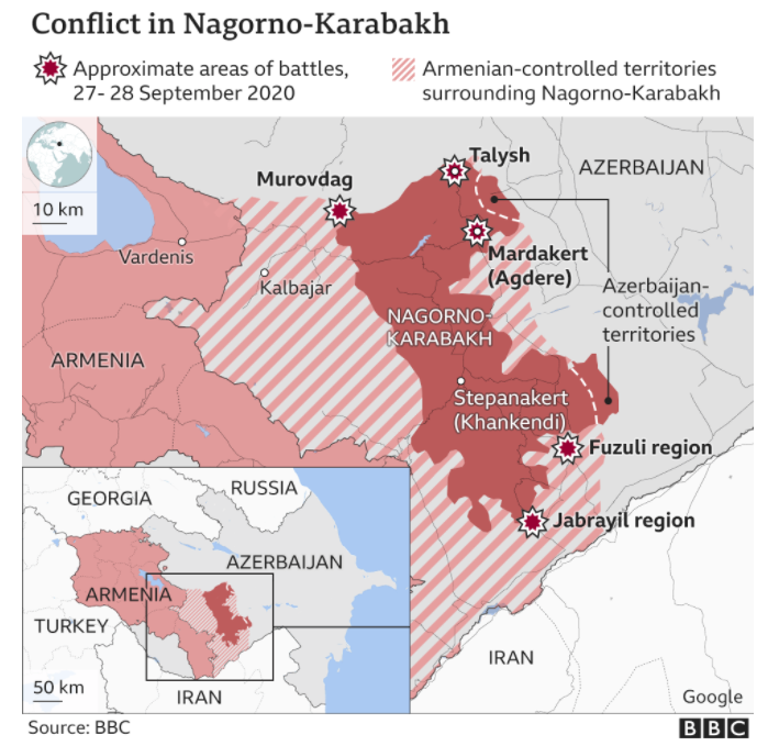 Азербайджан — 4-й день боевых действий и первые результаты