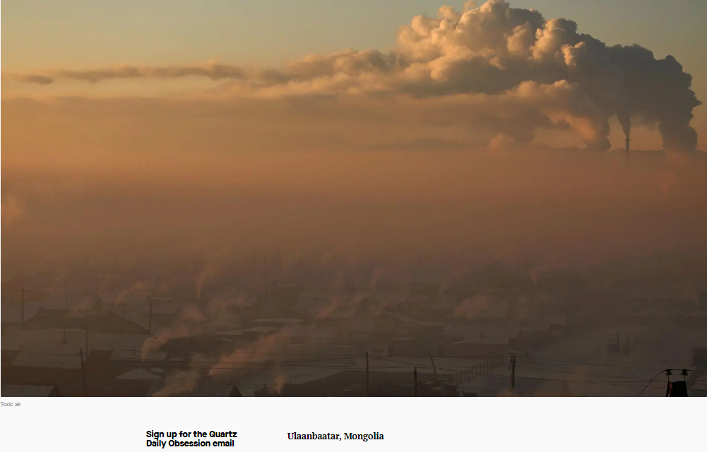 Рейтинг качества воздуха за 2019 год: Казахстан, Кыргызстан, Монголия и другие 