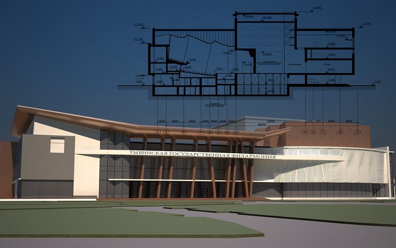 Глава Тувы поручил разработать проект строительства нового здания Тувинской государственной филармонии