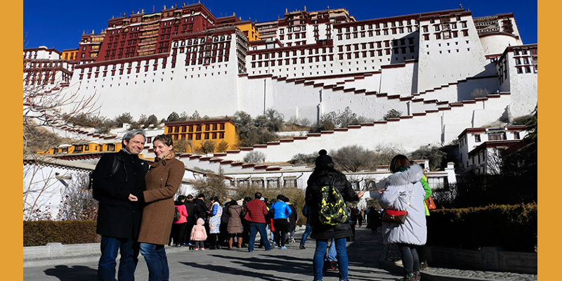 Китай проводит в Тибет быстрый интернет и увеличивает поток туристов
