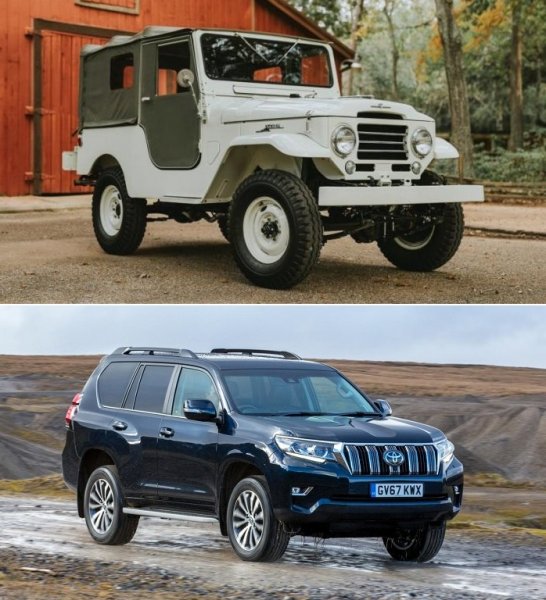 Россияне предлагают АвтоВАЗу брать пример с японцев: в сети показали, как изменились Toyota Land Cruiser и «Нива» за десятки лет