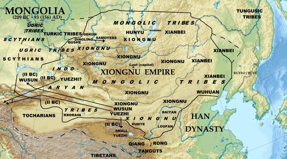 Гунны и кочевники Центральной Азии