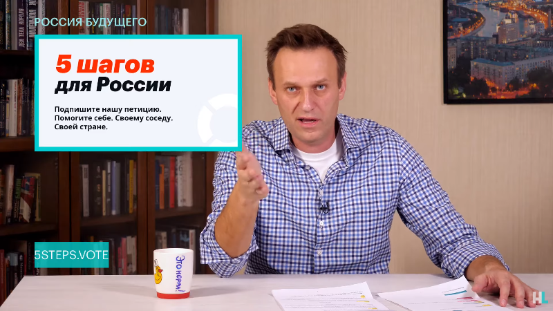 ​Петицию Навального с требованием выплат гражданам и бизнесу подписали сотни тыс. человек
