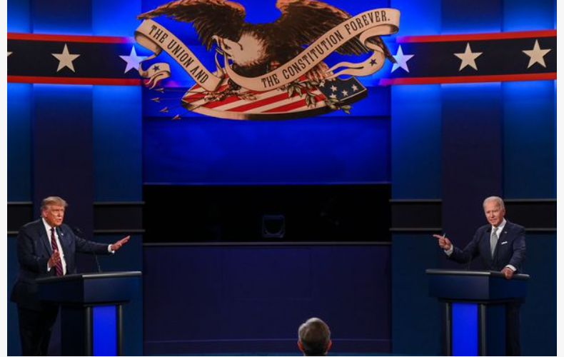 ​«Заткнись ты уже»: Байден и Трамп завершили первые дебаты